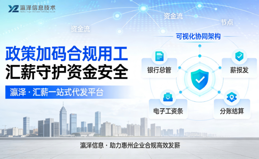 政策加码合规用工,“汇薪”一站式代发平台为企业筑牢资金安全防线